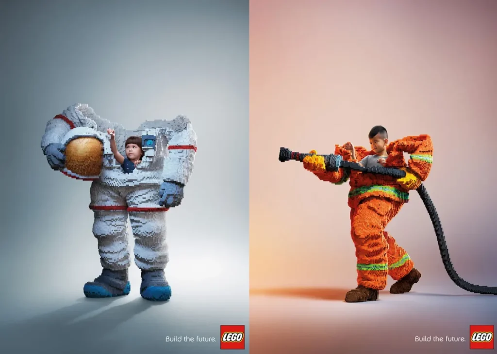 Lego Imagine Best Magazine Advertising Examples