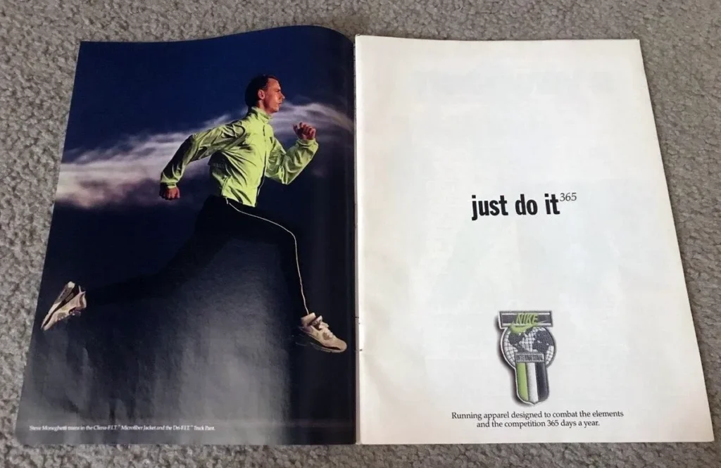 Nike Just Do It. (1988) Magazine Ad