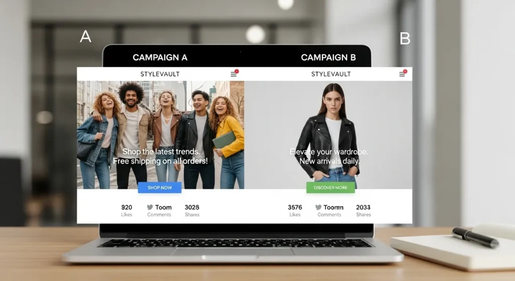 Paid Social Campaigns Testing And Experimentation Plan