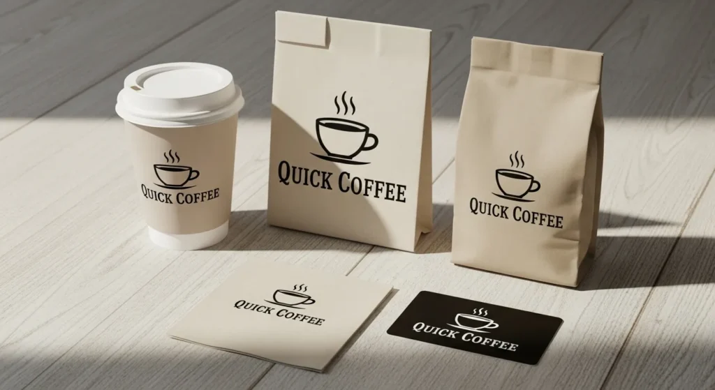 Quick Coffee Terrible Identity, Great Branding