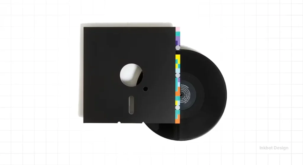 Blue Monday Record Cover Example