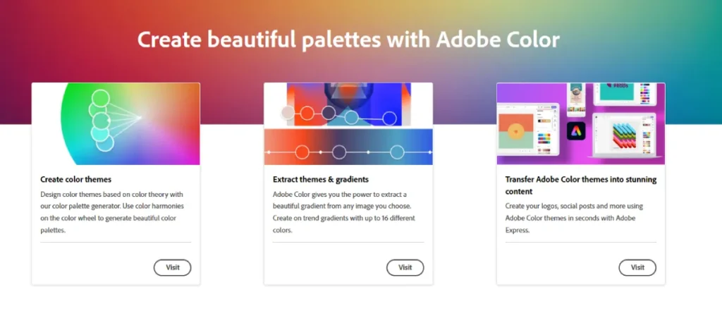 Colour Palette Generators Create Beautiful Palettes With Adobe Color