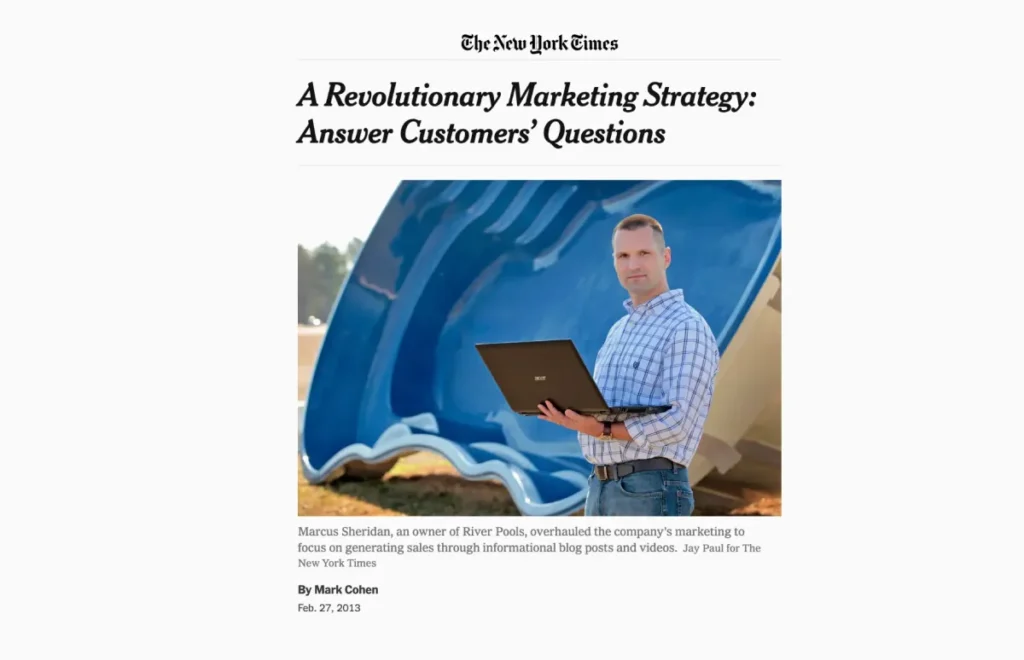 Marcus Sheridan. River Pools