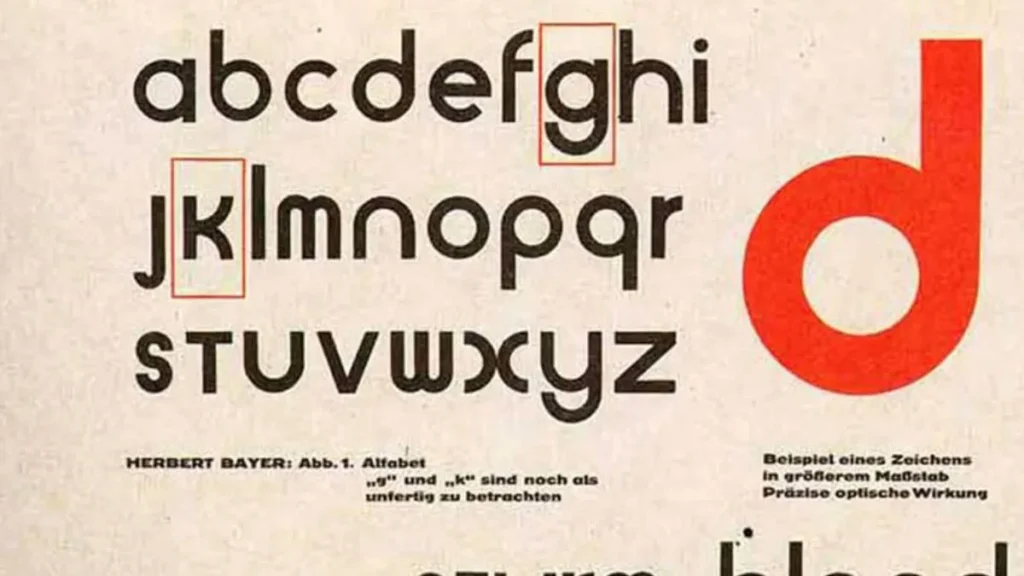 Universal Typeface Herbert Bayer