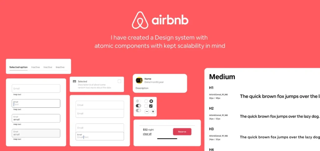 Design Language System Airbnb Design System