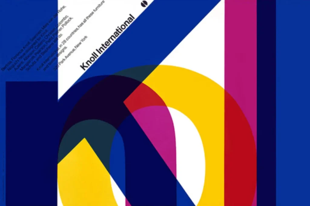 Massimo Vignelli Knoll Work Example Massimo Vignelli