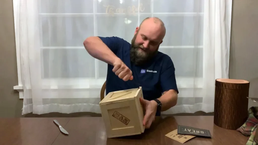 Man Crates Unboxing Experience Example
