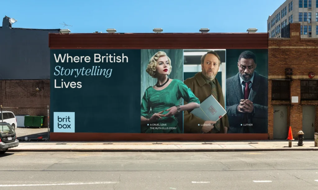 Britbox Billboard Advertising - Visual Identity Systems