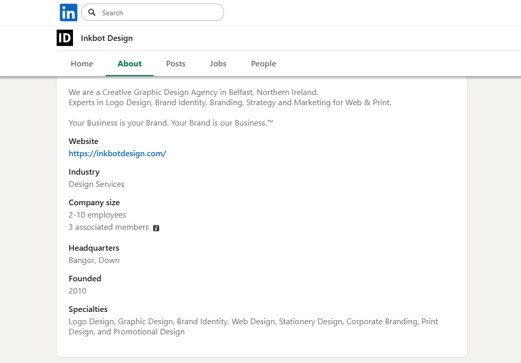 Inkbot Design, Belfast Graphic Design Agency; Hq Bangor, Down, Founded 2010, Specialties Logo, Branding, Web, Print.