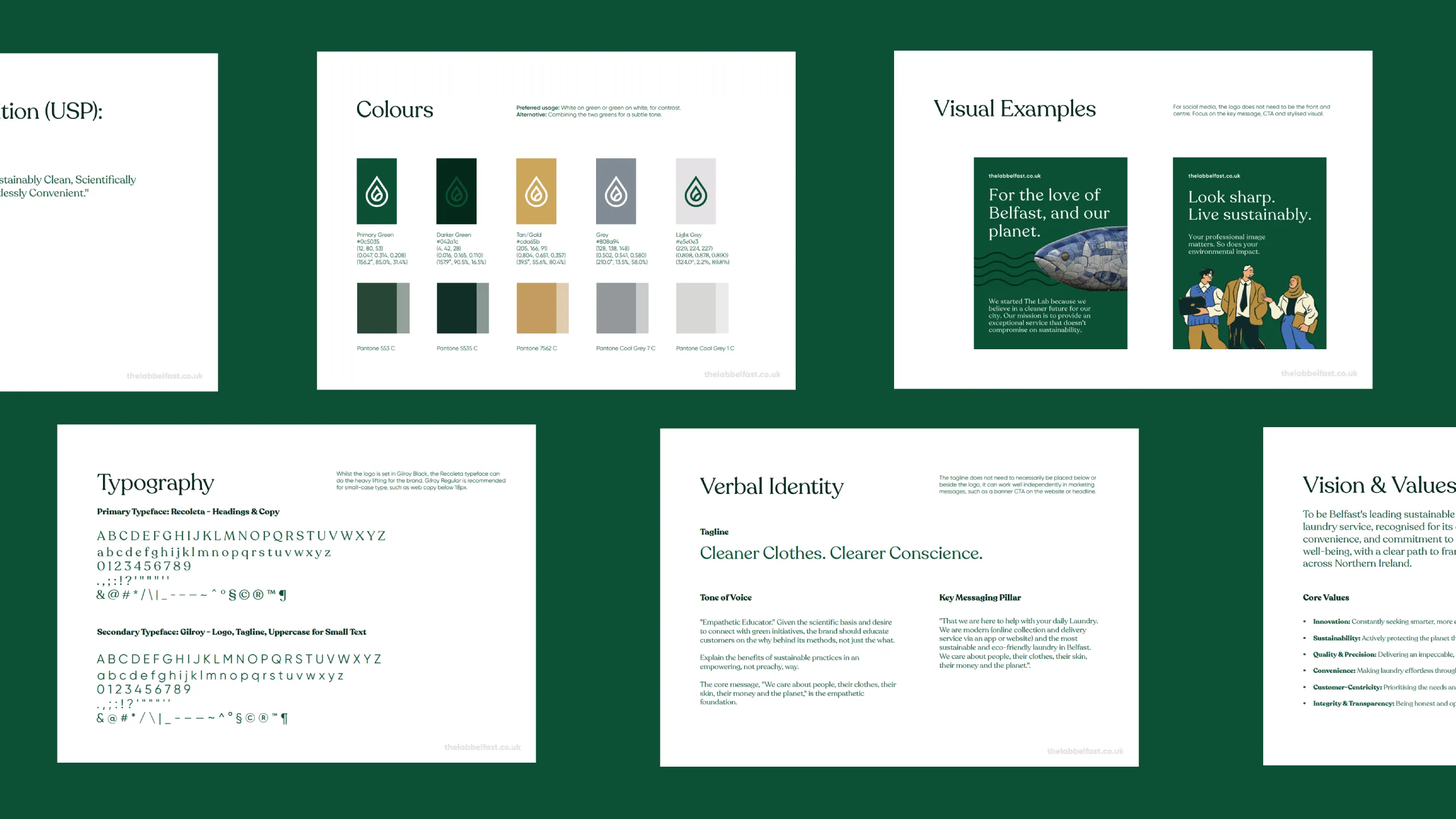 The Lab Belfast Brand Guidelines Agency