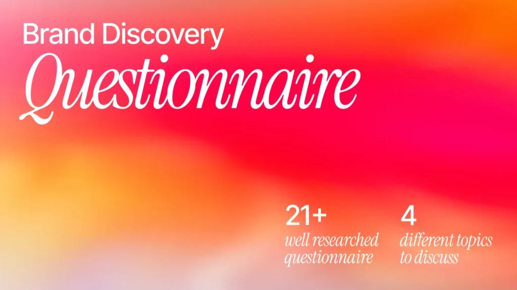 What Is A Brand Discovery Workshop Questionnaire - Brand Strategy &Amp; Positioning