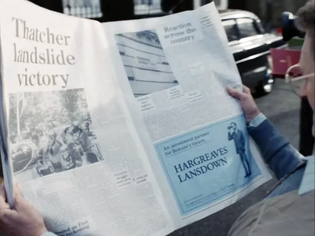 Hargreaves Lansdown Advert In Newspaper - Specialist Branding