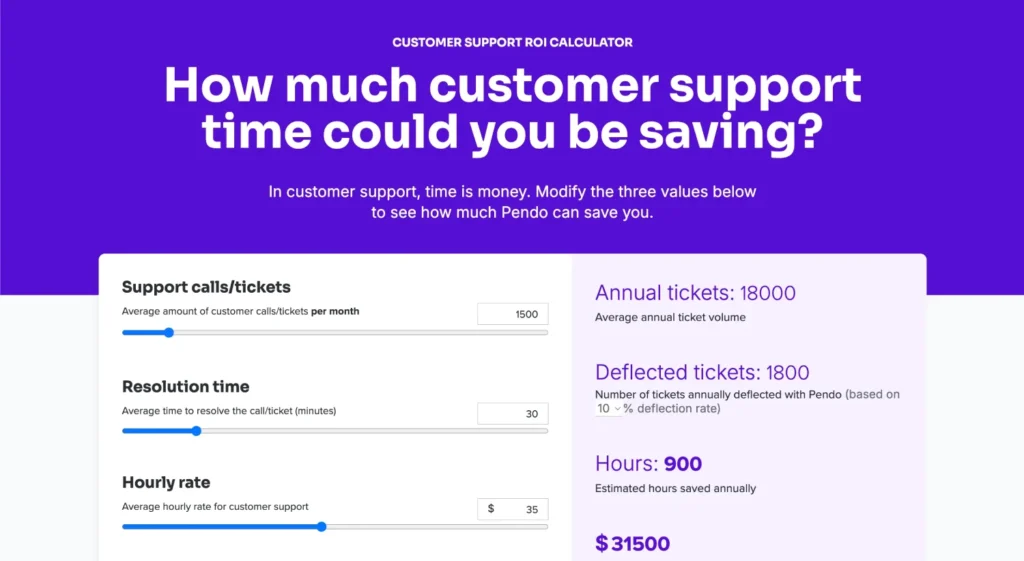 Interactive Roi Calculators Sales Collateral Example - Specialist Branding
