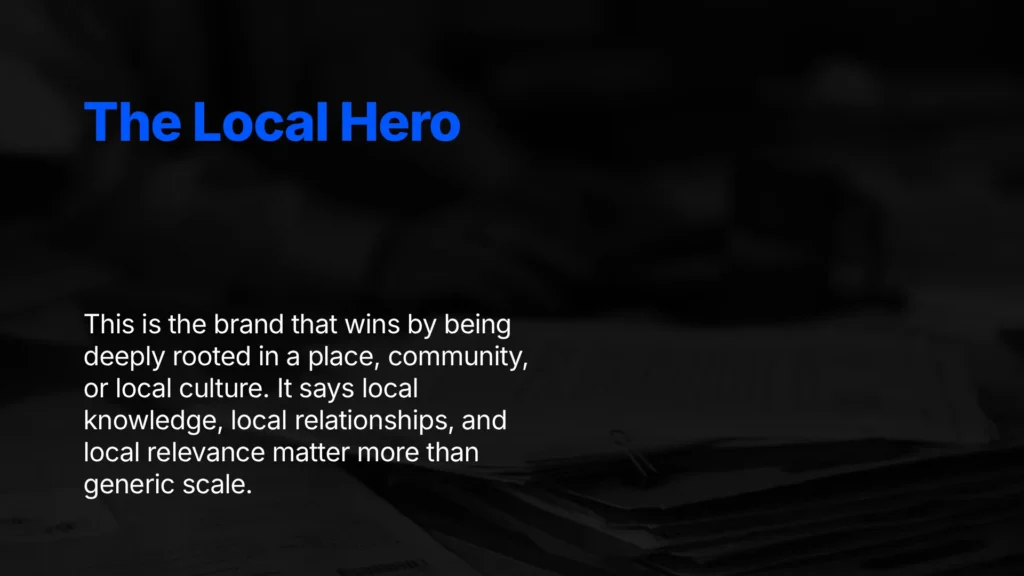 The Local Hero As A Law Firm Positioning Type - Brand Strategy