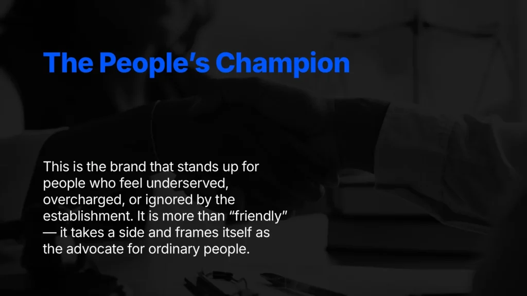 The Peoples Champion As A Law Firm Positioning Type - Brand Strategy