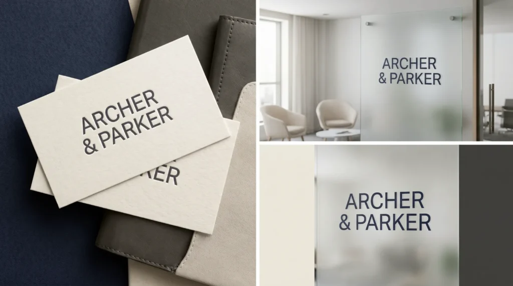 Commercial Law Firm Branding Agency Inkbot Design