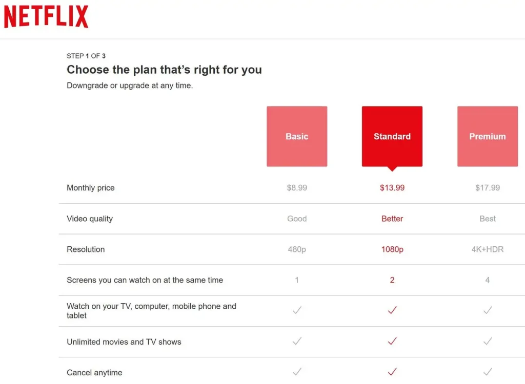 Netflix Decoy Pricing Strategy - Brand Insights