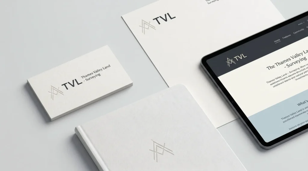 Surveying Firm Corporate Identity Inkbot Design
