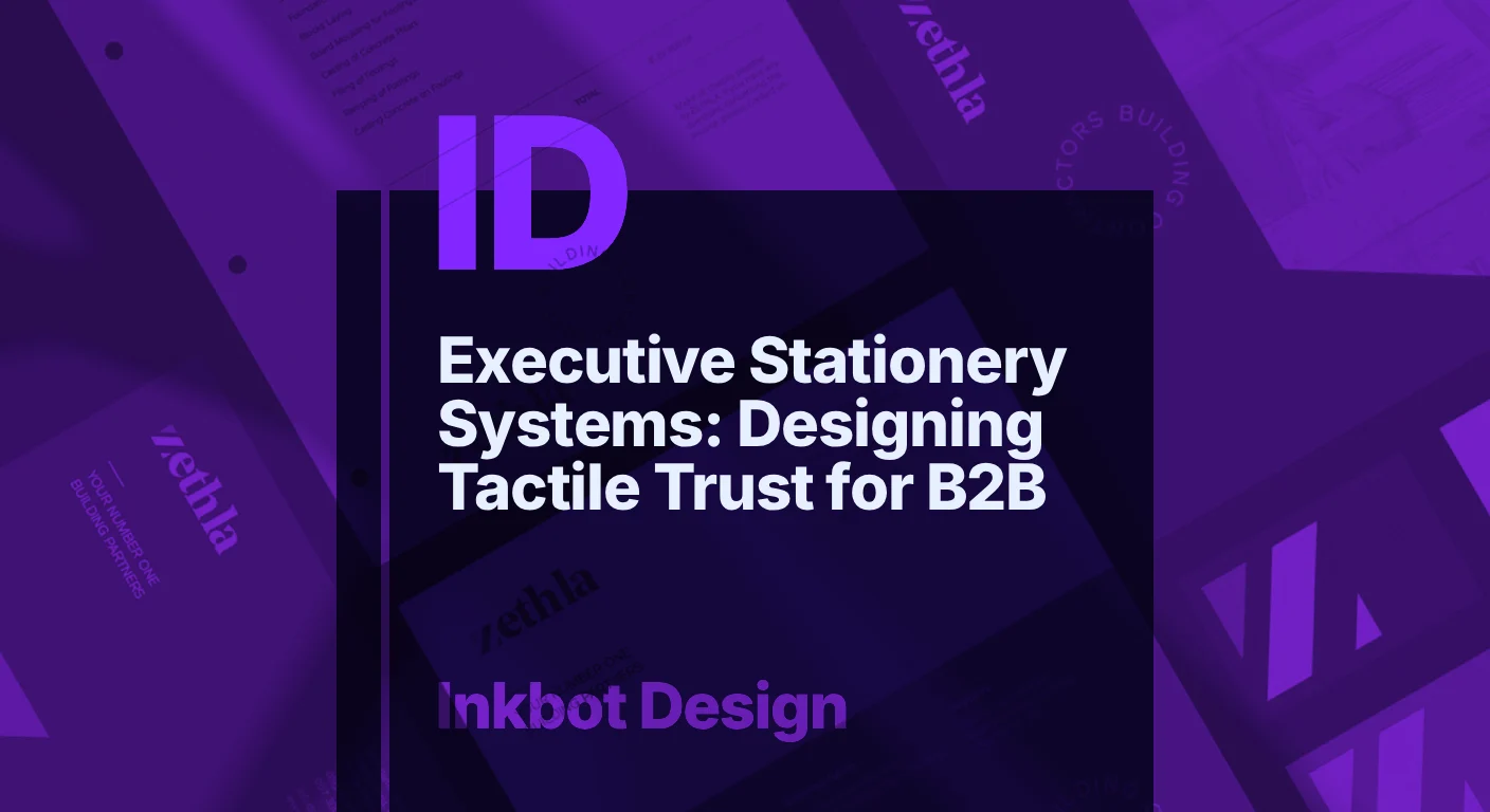 Executive Stationery Systems: Designing Tactile Trust For B2B — Brand Identity &Amp; Design | Inkbot Design