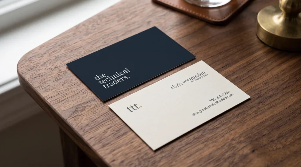 The Technical Traders The Technical Traders Business Card Design