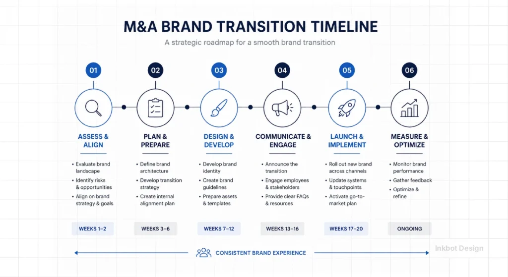 M&Amp;A Brand Transition Timeline What Is An Ma Brand Transition Timeline
