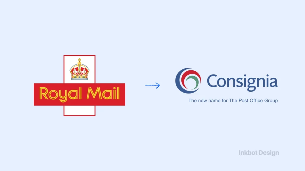 Rebranding Failures Royal Mail To Consignia Rebrand