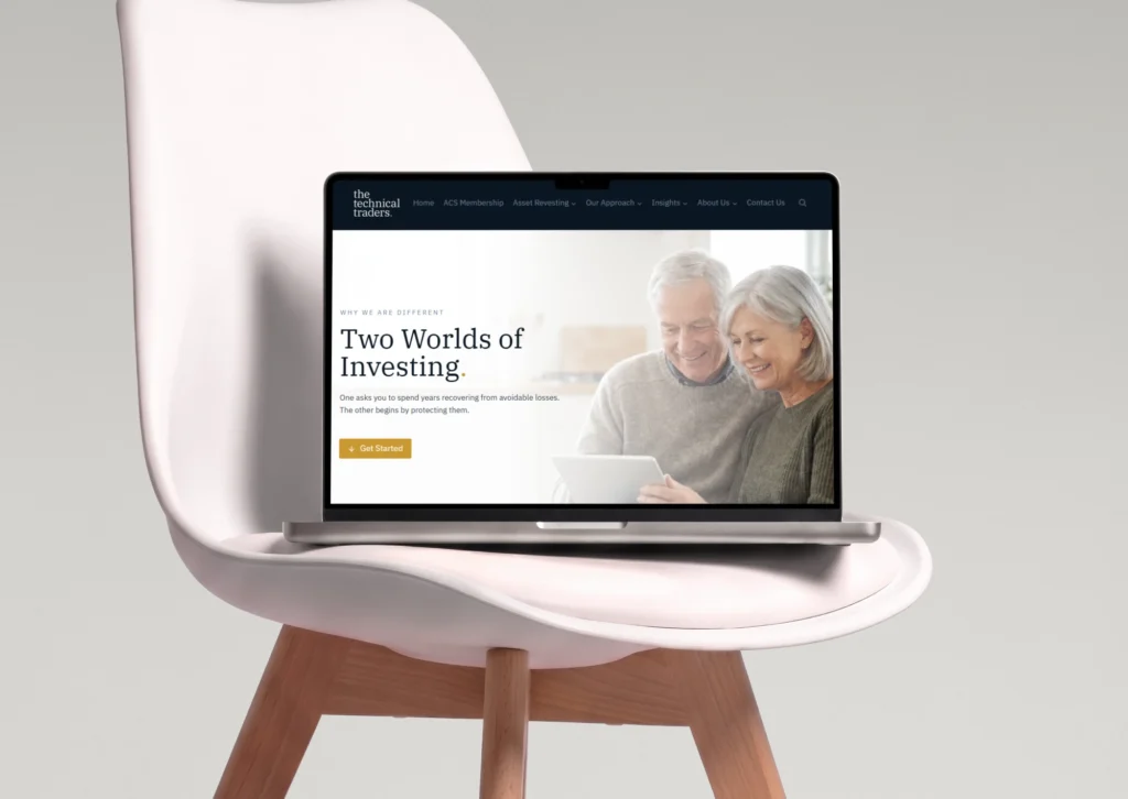 Branding Case Studies,Portfolio The Technical Traders Website Design 1