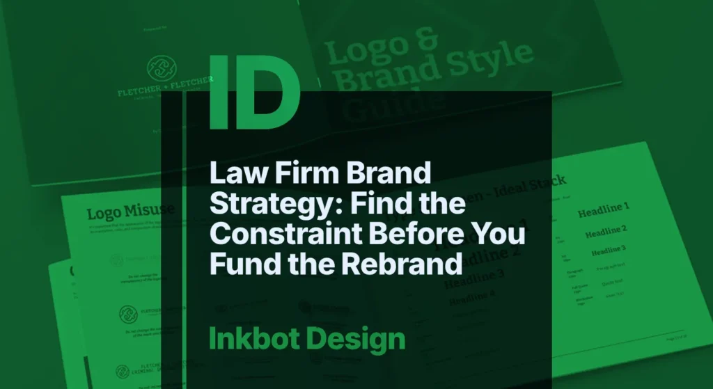 Law Firm Brand Strategy: Find The Constraint Before You Fund The Rebrand — Brand Strategy | Inkbot Design