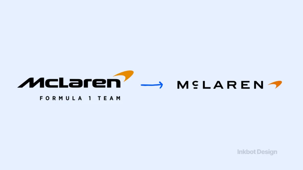 Controversial Rebrands Mclaren Rebrand Old Logo Vs New Logo